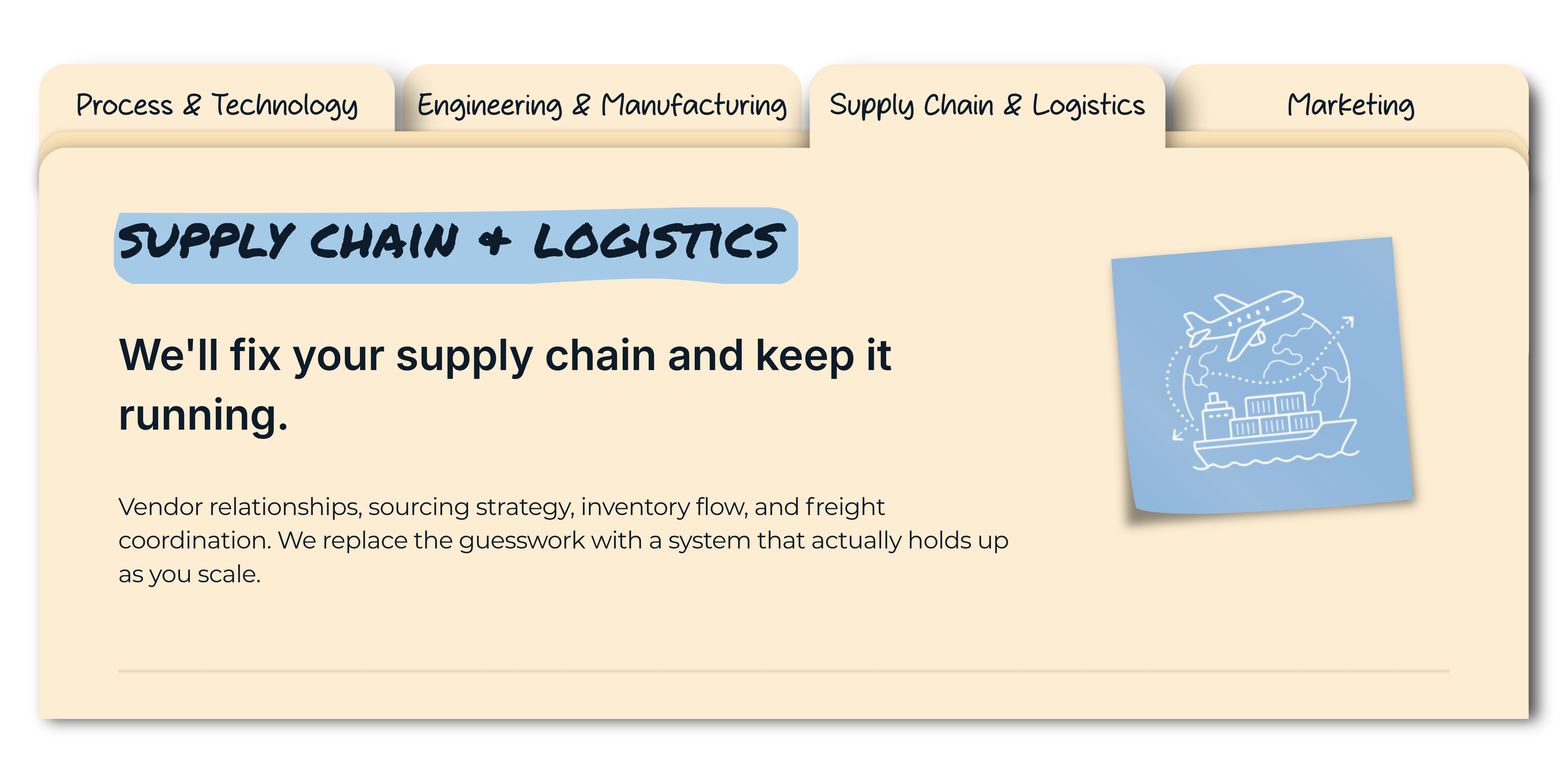 Supply Chain & Logistics